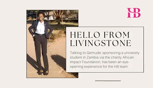 Hello from Livingstone! Talking to Gertrude