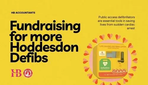 Fundraising for a defibrillator at Plumpton Road in Rye House Hoddesdon